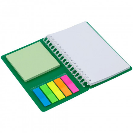 Блокнот Stick, зеленый