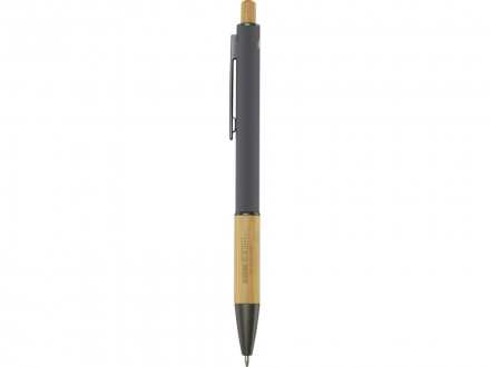 Darius шариковая ручка из переработанного алюминия, синие чернила - Серый