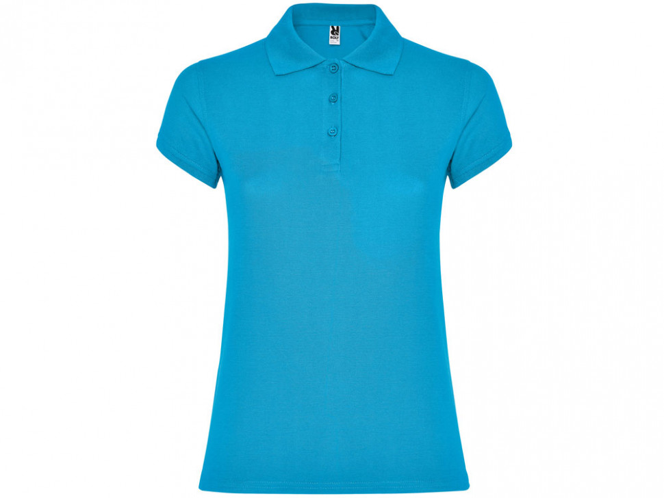 Рубашка поло Star женская, бирюзовый