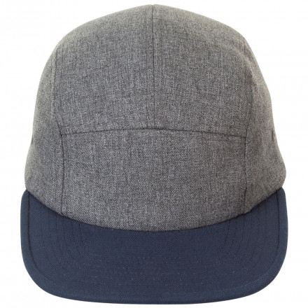 Бейсболка Ramsey, черный меланж с темно-синим