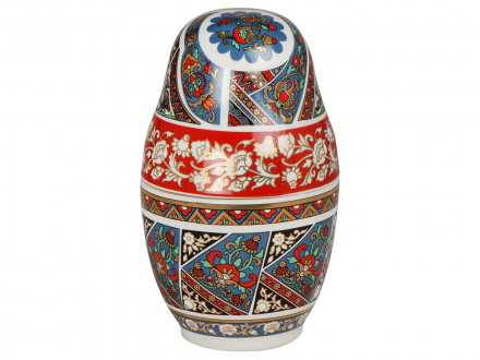 Подарочный набор Матрешка: штоф 0,5л, платок синий