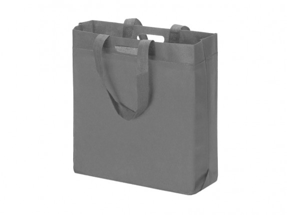 Сумка для покупок из спанбонда Ambit, 380*120*400 с ручкой 550/30 мм, графитовый