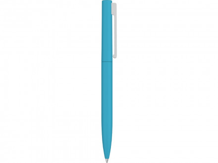 Шариковая ручка  Bright F Gum soft-touch, голубой