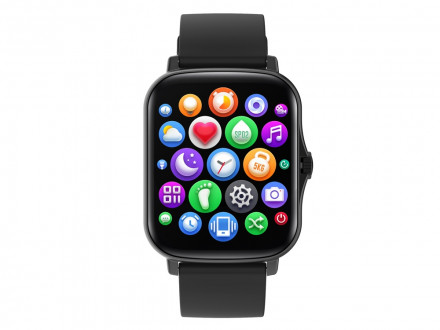 Умные часы CANYON Barberry SW-79, IP 67, BT 5.1, сенсорный дисплей 1.7, черный (Р)