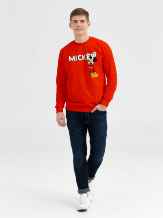 Свитшот Mickey, красный