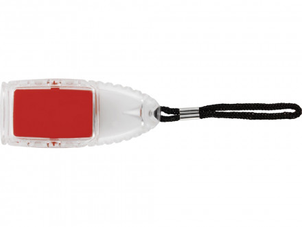 Фонарь Обелиск, красный/прозрачный (Р)