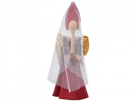 Подарочный набор: кукла фарфоровая, чай Малина с мятой, красный