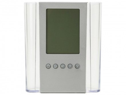 Подставка Минута, прозрачный/серебристый