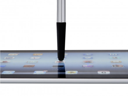 Ручка - стилус Gumi, серебристый, черные чернила