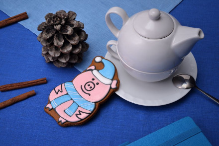 Имбирное печенье Ginger Pig Blue