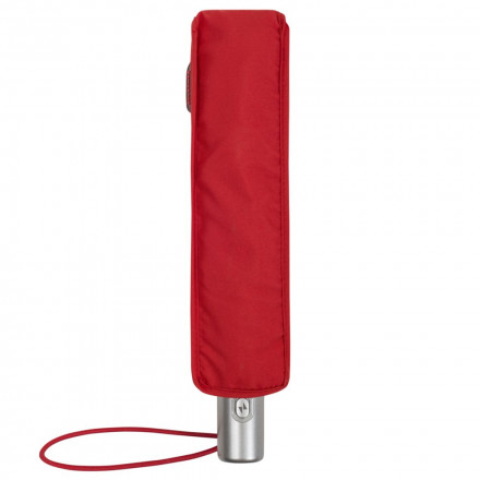 Складной зонт Alu Drop S, 3 сложения, 7 спиц, автомат, красный