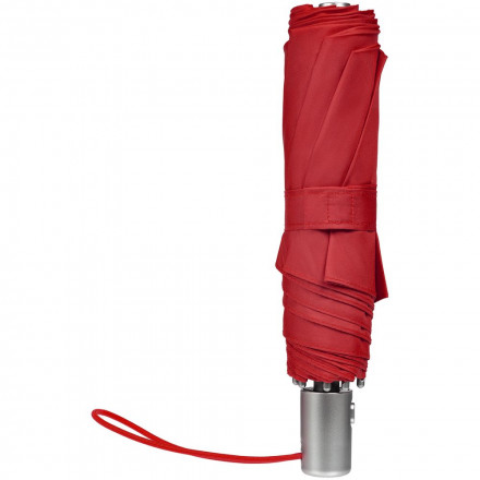 Складной зонт Alu Drop S, 3 сложения, 7 спиц, автомат, красный