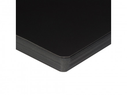 Скетчбук Sketch & Art в мягком переплете 140х210 мм, 100 л. черной бумаги 100 гр., черный