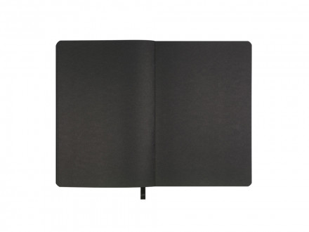 Скетчбук Sketch & Art в мягком переплете 140х210 мм, 100 л. черной бумаги 100 гр., черный