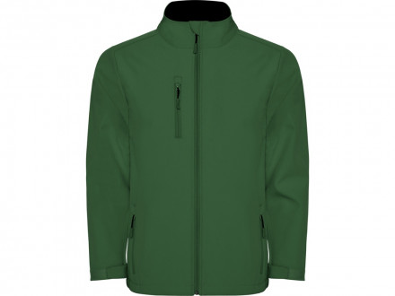 Куртка софтшелл Nebraska мужская, бутылочный зеленый