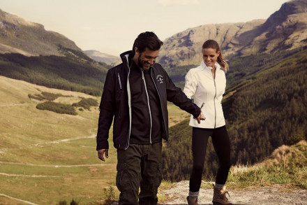 Куртка софтшелл мужская Snyder, черная