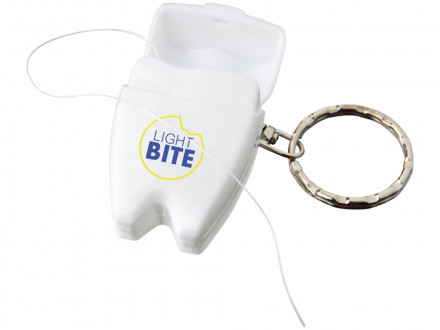 Брелок с зубной нитью Demi, белый