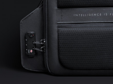 Водостойкий антикражный рюкзак Hipack для ноутбука 15.6, черный