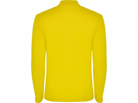 Рубашка поло Estrella мужская с длинным рукавом, желтый