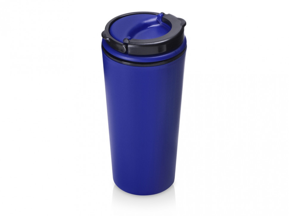 Стакан-тамблер Moment с кофейной крышкой, 350 мл, синий