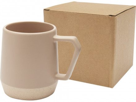 Dolce керамическая кружка объемом 300 мл с матовой отделкой, овсяный