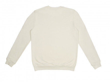 Свитшот Motion унисекс с начесом, белый