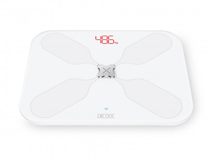 Умные диагностические весы с Wi-Fi Picooc S3 Lite White V2 (6924917717353), белый