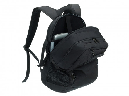 Рюкзак TORBER МЕГАПОЛИС с отделением для ноутбука 16, чёрный, полиэстер, 47 х 34 x 28 см