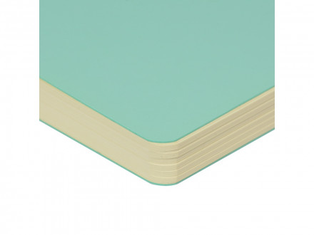 Скетчбук Sketch & Art в мягком переплете 140х210 мм, 100 л. бежевой бумаги 100 гр., мятный