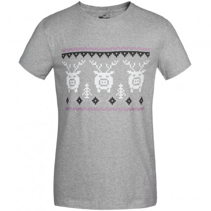 Футболка мужская «Пигсель», серый меланж