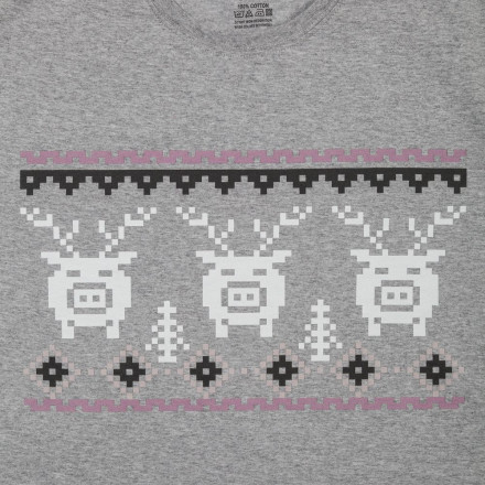 Футболка мужская «Пигсель», серый меланж