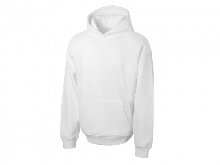 Толстовка с капюшоном оверсайз Berlin унисекс, белый