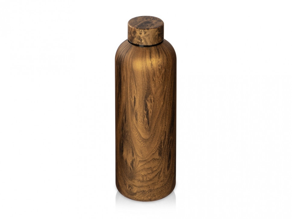 Вакуумная термобутылка Britewood S3, 500 мл, крафтовый тубус