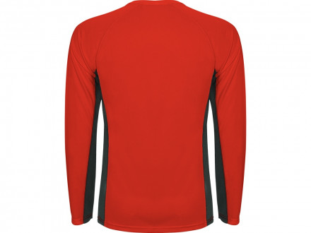 Футболка Shanghai  мужская с длинным рукавом, красный/графитовый