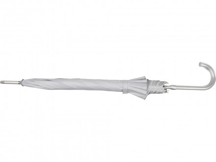 Зонт-трость полуавтомат Майорка, серебристый