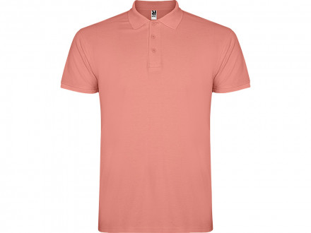 Рубашка поло Star мужская, оранжевая глина