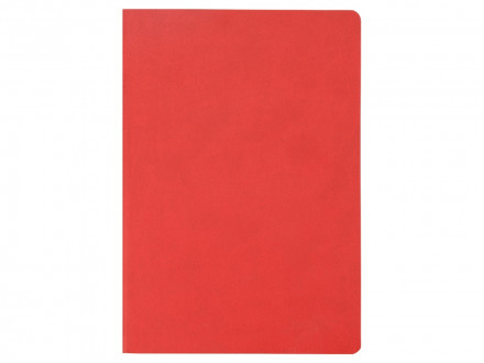 Блокнот Wispy линованный в мягкой обложке, красный (P)