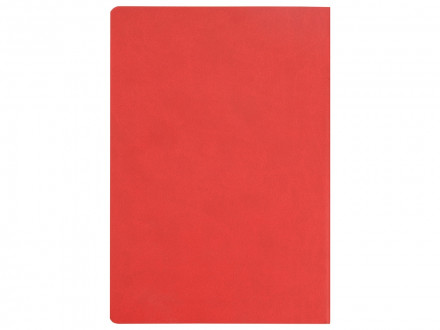 Блокнот Wispy линованный в мягкой обложке, красный (P)