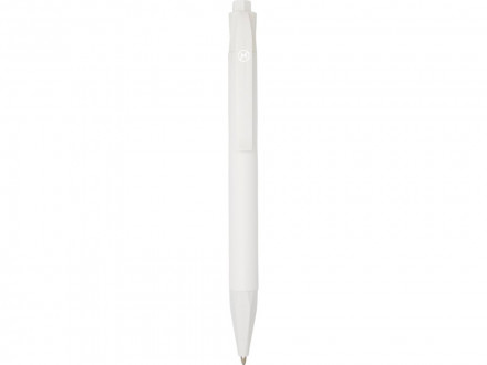 Шариковая ручка Terra из кукурузного пластика, белый