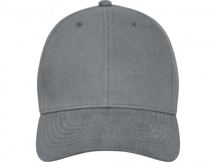 Бейсболка Davis, 6 панелей, серый