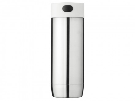 Термостакан Valby, серебристый/белый