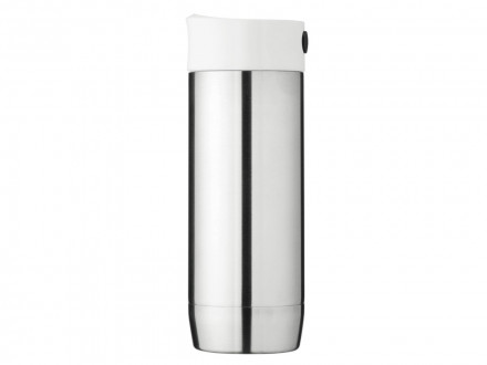 Термостакан Valby, серебристый/белый