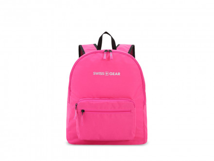 Рюкзак SWISSGEAR складной, полиэстер, 33,5х15,5x40 см, 21 л, розовый
