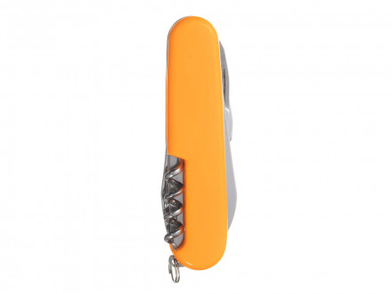 Нож перочинный Stinger, 90 мм, 11 функций, материал рукояти: АБС-пластик (оранжевый)