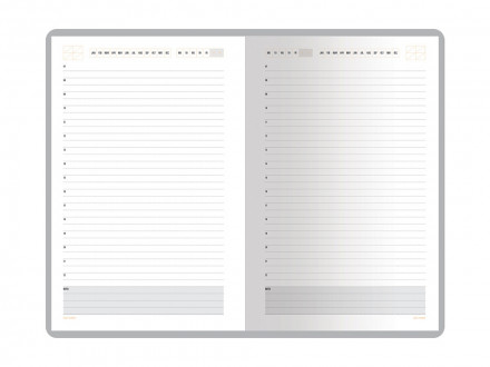 Ежедневник А5 недатированный Mercury, синий