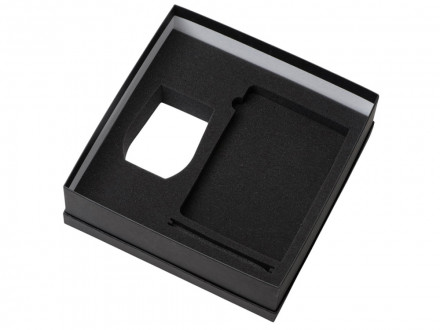 Подарочный набор c блокнотом C2, ручкой и термокружкой, фиолетовый