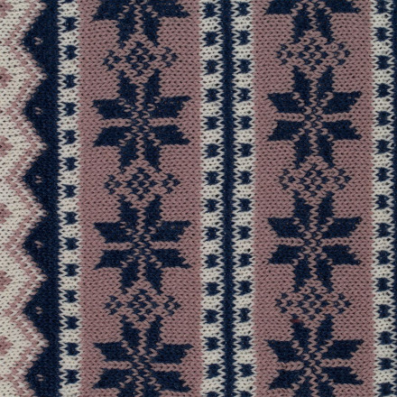 Плед Happy View, синий с бежевым