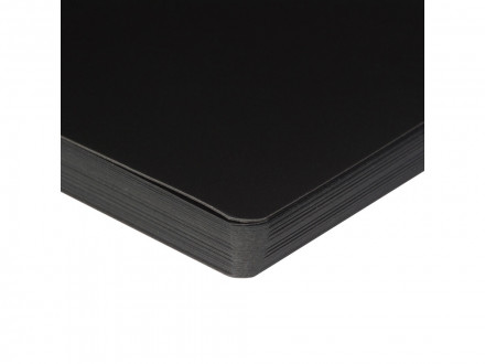 Скетчбук Sketch & Art в мягком переплете 210х140 мм, 48 л. черной бумаги 200 гр., черный