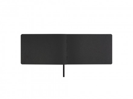 Скетчбук Sketch & Art в мягком переплете 210х140 мм, 48 л. черной бумаги 200 гр., черный