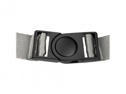 Подушка TORBER, дорожная, с эфектом памяти, серая, полиэстер, 20х27х10 см